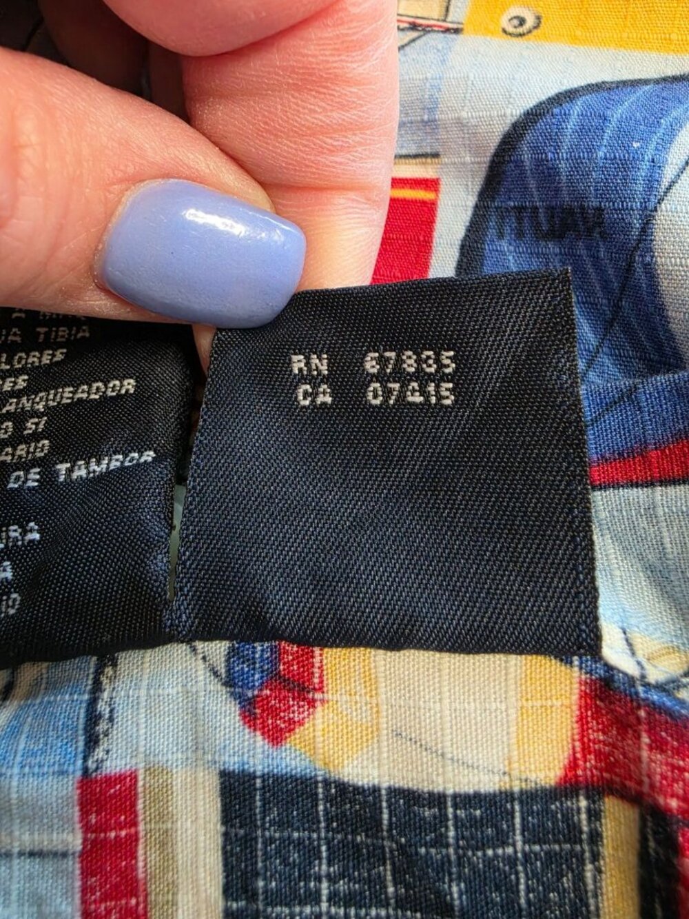 Nautica Vintage 90s Sailboat AOP Grid Mesh Button Up Shirt XL - Picture 4 of 13